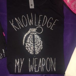 Custom Made Knowledge Is My Power Shirt